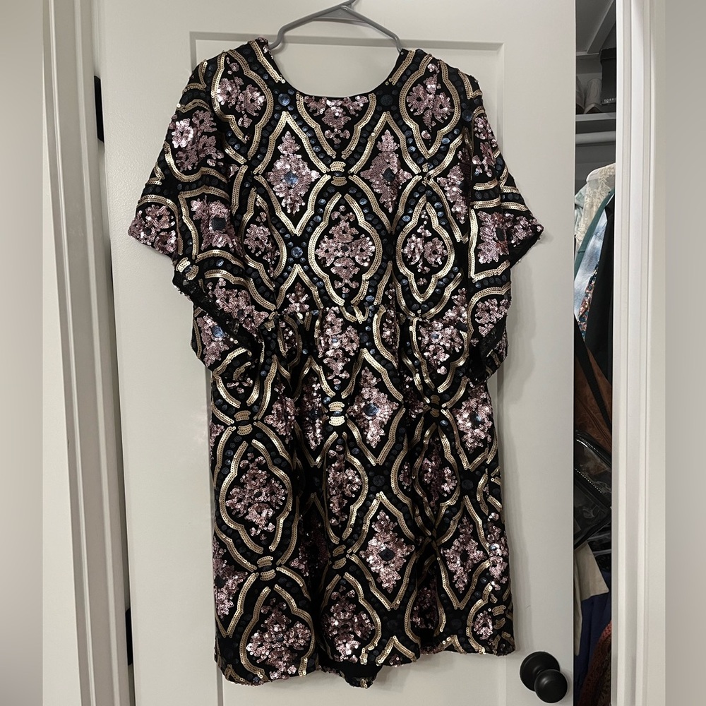 Amalia Sequined Tunic Dress